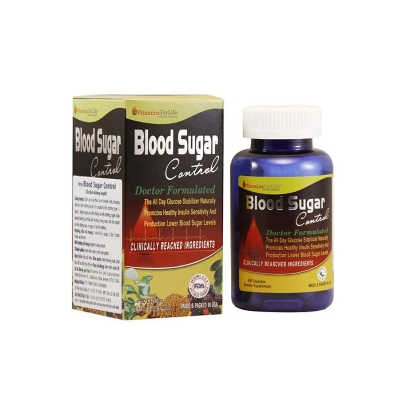 Viên uống hỗ trợ chữa bệnh tiểu đường Blood Sugar Control - Mỹ 