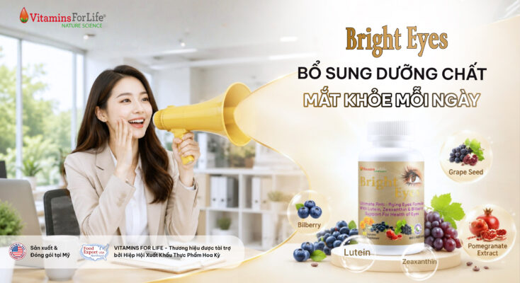 Bổ sung dưỡng chất giúp mắt khỏe hơn mỗi ngày